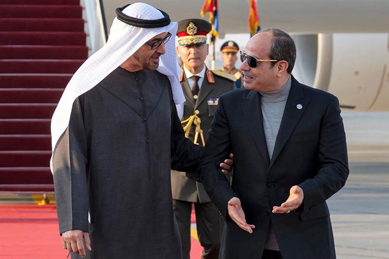Brotherhood in Focus: President El-Sisi Bids Warm Farewell to UAE’s Sheikh Mohamed bin Zayed